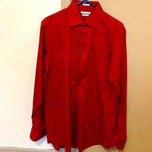 Van Huesen Mens Dress shirt Red
